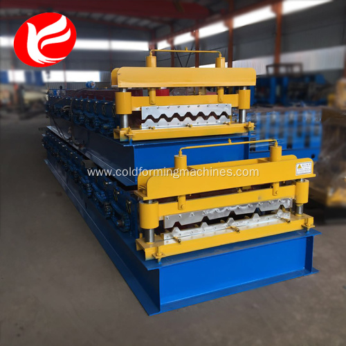 Roofing and wall panels roof forming machine